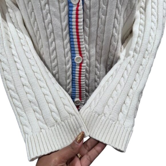 Prince x Target Pickleball Tennis Preppy Cable Knit Women's Cardigan (Size XXL) - Picture 7 of 14